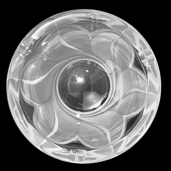 Vintage 1980s JG Durand "Florence" Ashtray Crystal 24% Lead - French Collectible - Picture 2 of 7